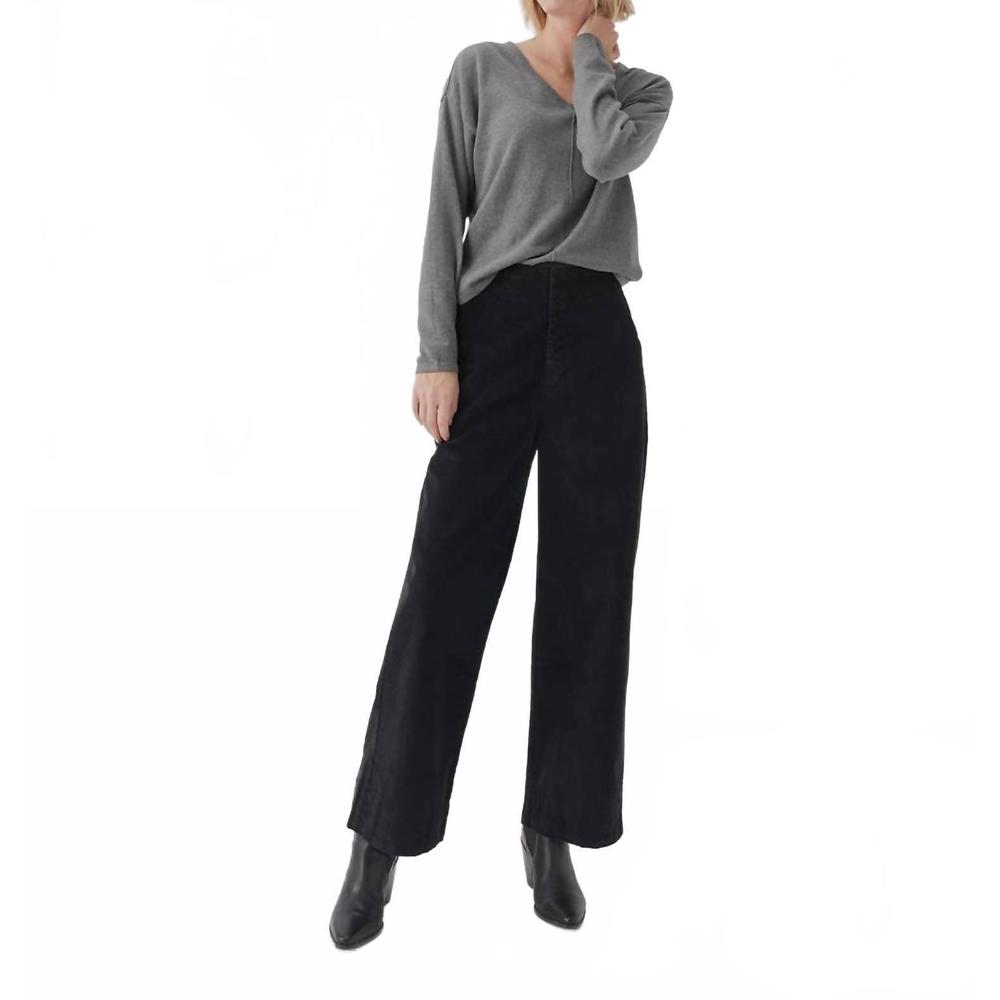 Pact Wide-Leg Pants in Black
